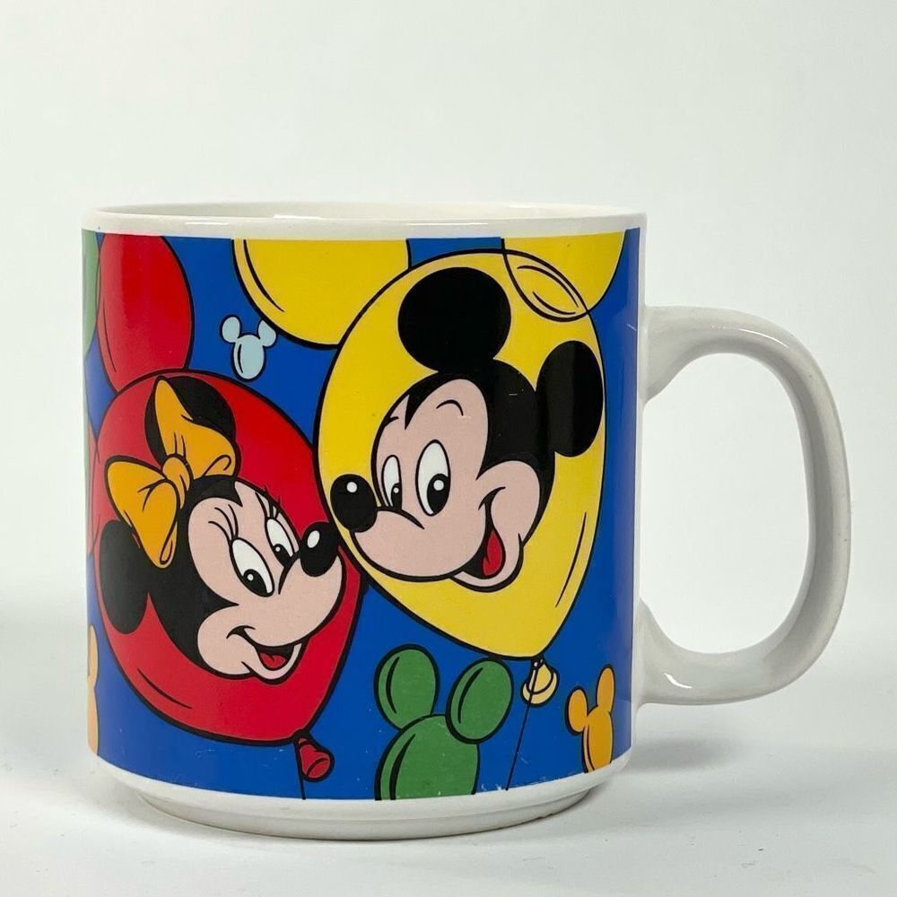 Mickey Mouse Club House Mug Vintage Disney Coffee Cup Minnie Goofy Donald Pluto‎